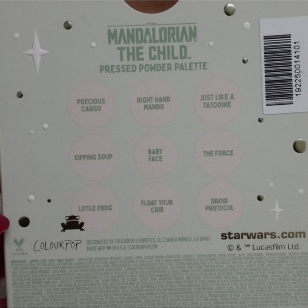 Colourpop The Mandalorian Child Eyeshadow Palette - Picture 4 of 6